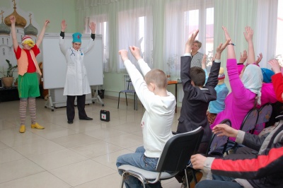 Спектакль студентов московского колледжа для воспитанников Детского корпуса «Никита»