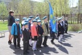 Передача Знамени Победы в Евсеевскую школу