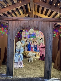 Бывалинский Дед Мороз в Свято-Введенском Островном женском монастыре